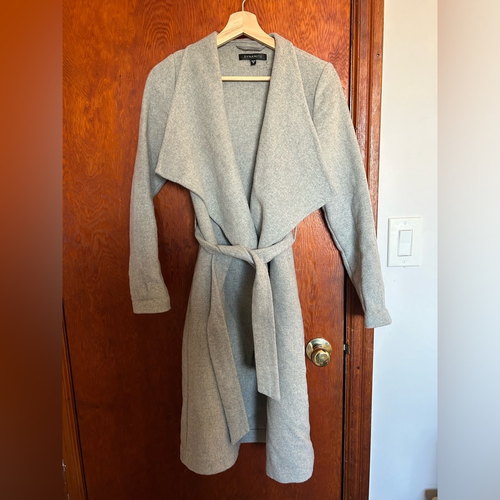 Dynamite Gray Pea Coat